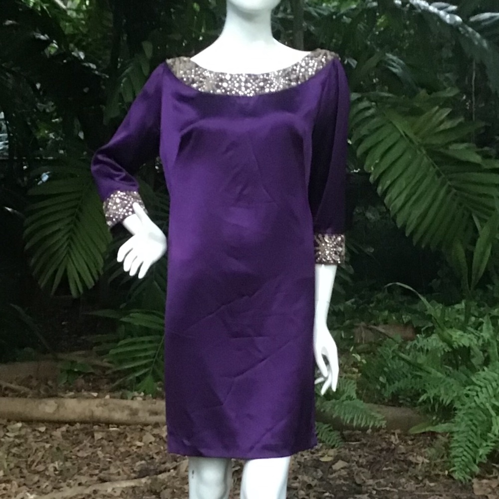 Vintage Mayda Cisneros satin silk Dress